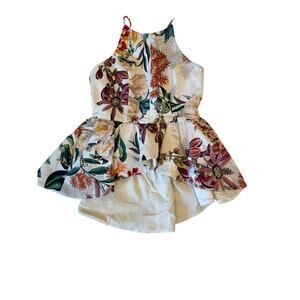 Anthropolgie x Cameo Floral Peplum Corset Top - Size S